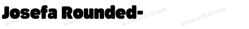 Josefa Rounded字体转换